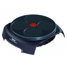 Блинница Tefal PY3036 Crep'Party Compact на 4 блина, цвет баклажановый