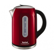 Чайник Tefal Thermovision Inox KI4105 с электронным управлением, красный лак