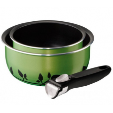 Набор посуды Tefal Ingenio PTFE Green, ковши 16/20 см, съемная ручка