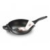 Вок Tefal Supreme Gusto, литой алюминий с антипригарным покрытием, черная 28 см